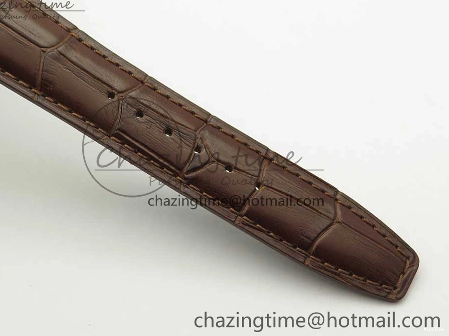 MIROTIME 0217 Portuguese Tourbillon IW5046 RG ZF Best Edition White Dial on Brown Leather Strap UrbanStyle 7144